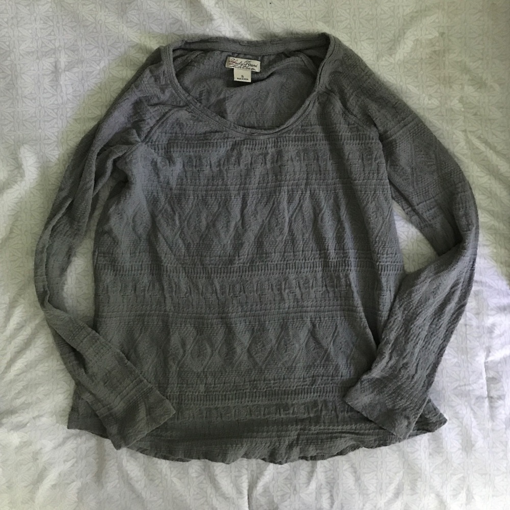 Lucky Brand Gray Sweater